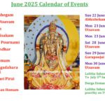 June 2025 – Calendar of Events